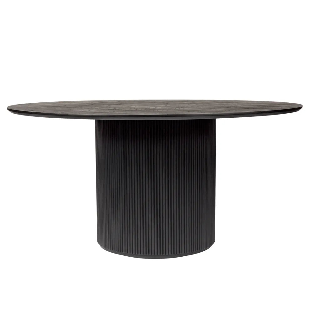 Hunter Round Dining Table In Black