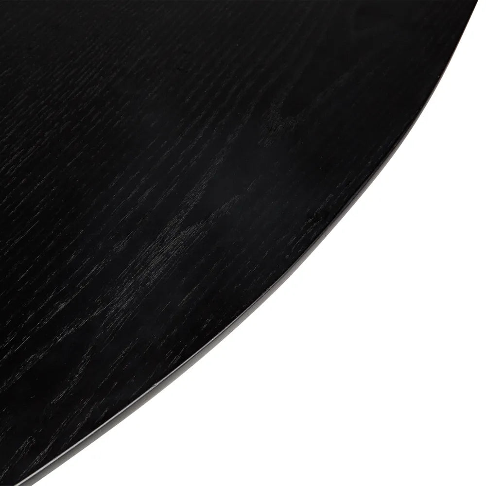 Hunter Round Dining Table In Black