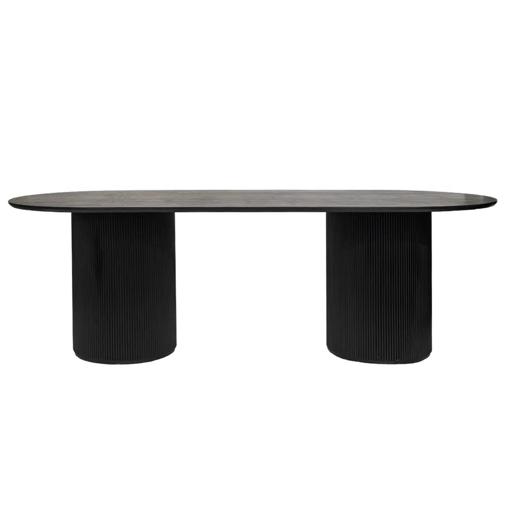 Hunter Oval Dining Table In Black