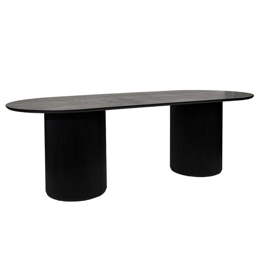 Hunter Oval Dining Table In Black