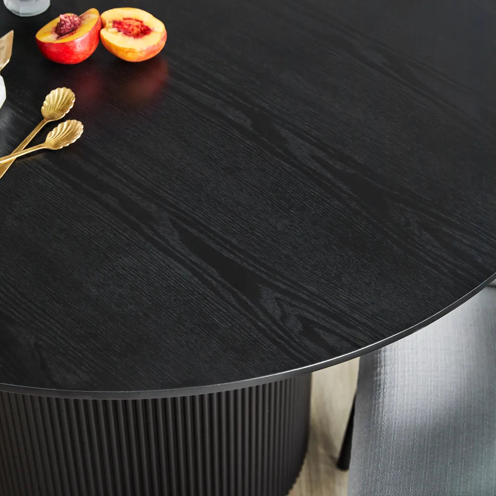 Hunter Oval Dining Table In Black