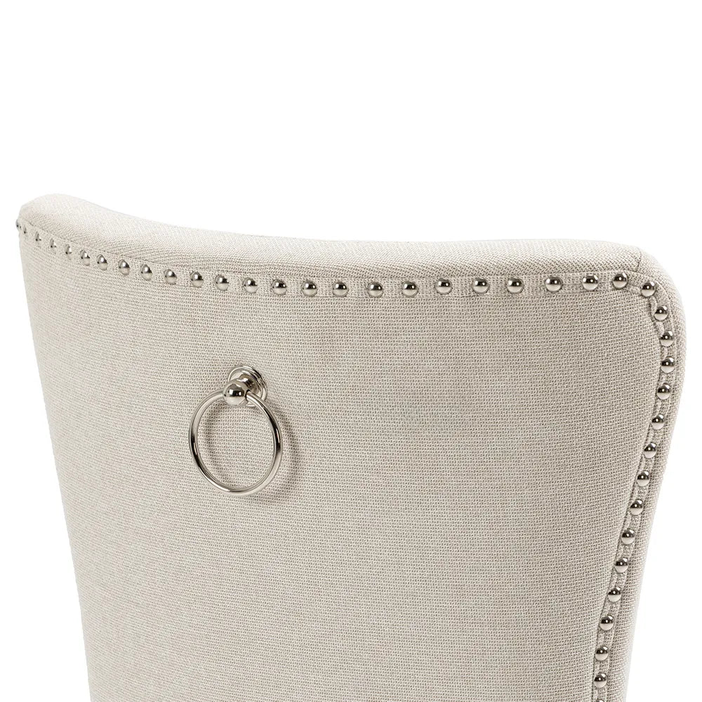 Set Of 2 Manhattan Dining Chairs In Beige