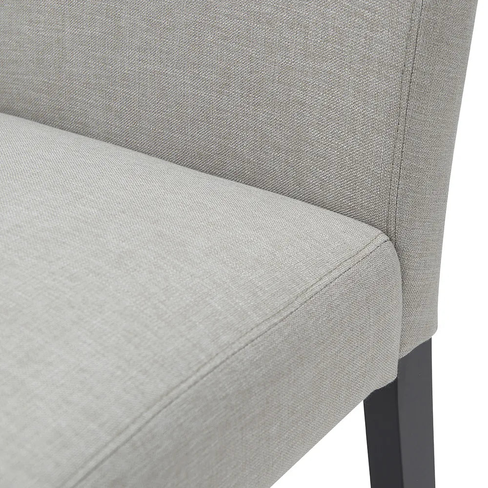 Set of 2 Maya Kitchen Stools in Soft Grey