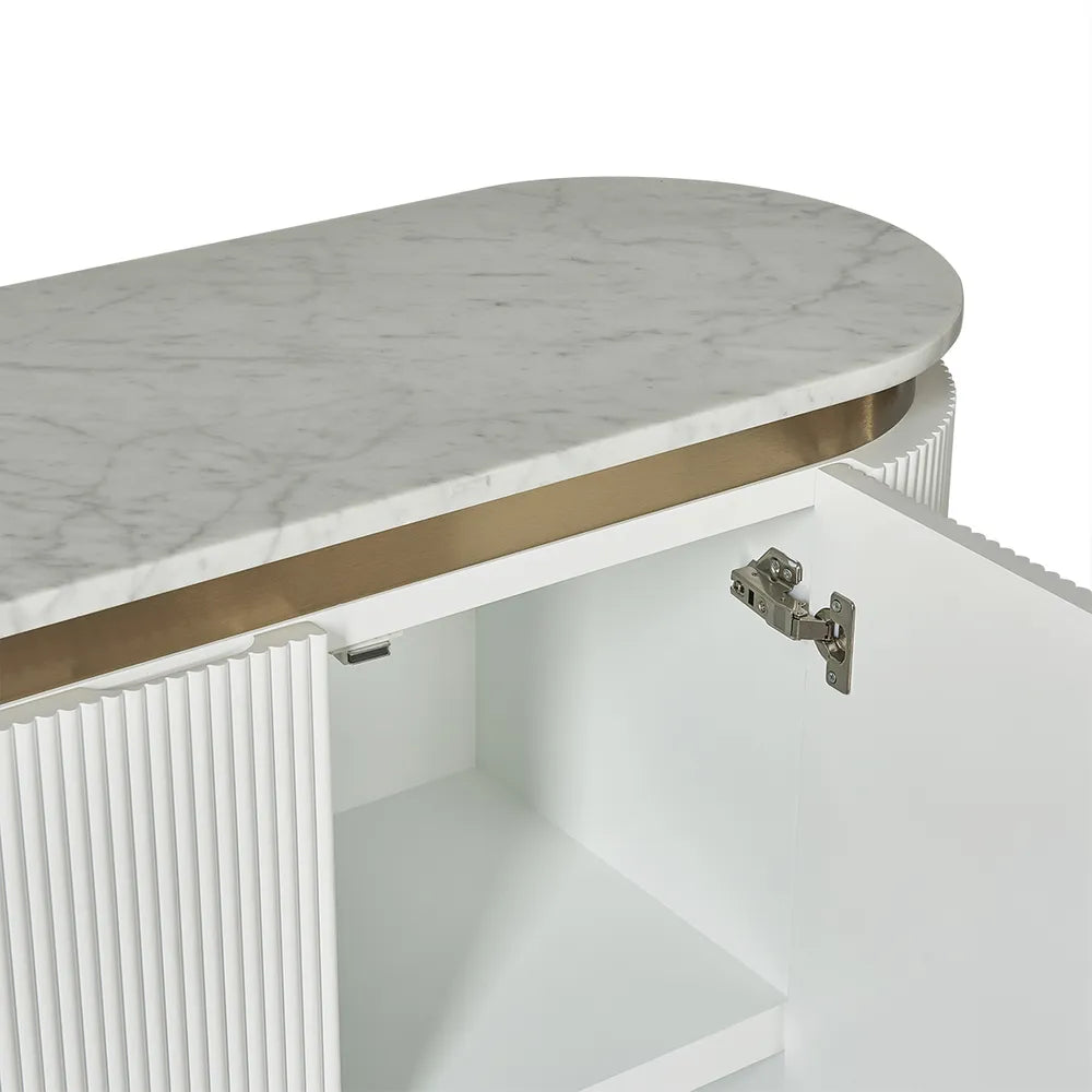 St Clair Two Door Cabinet in White