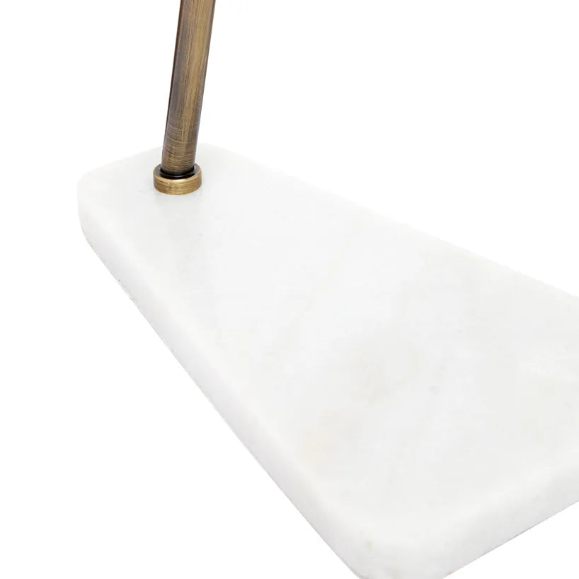 Marble and Brass Task Lamp