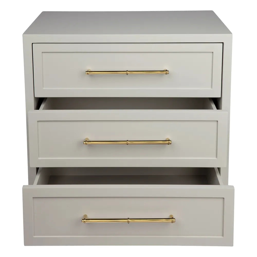 Mason Bedside Table in Grey