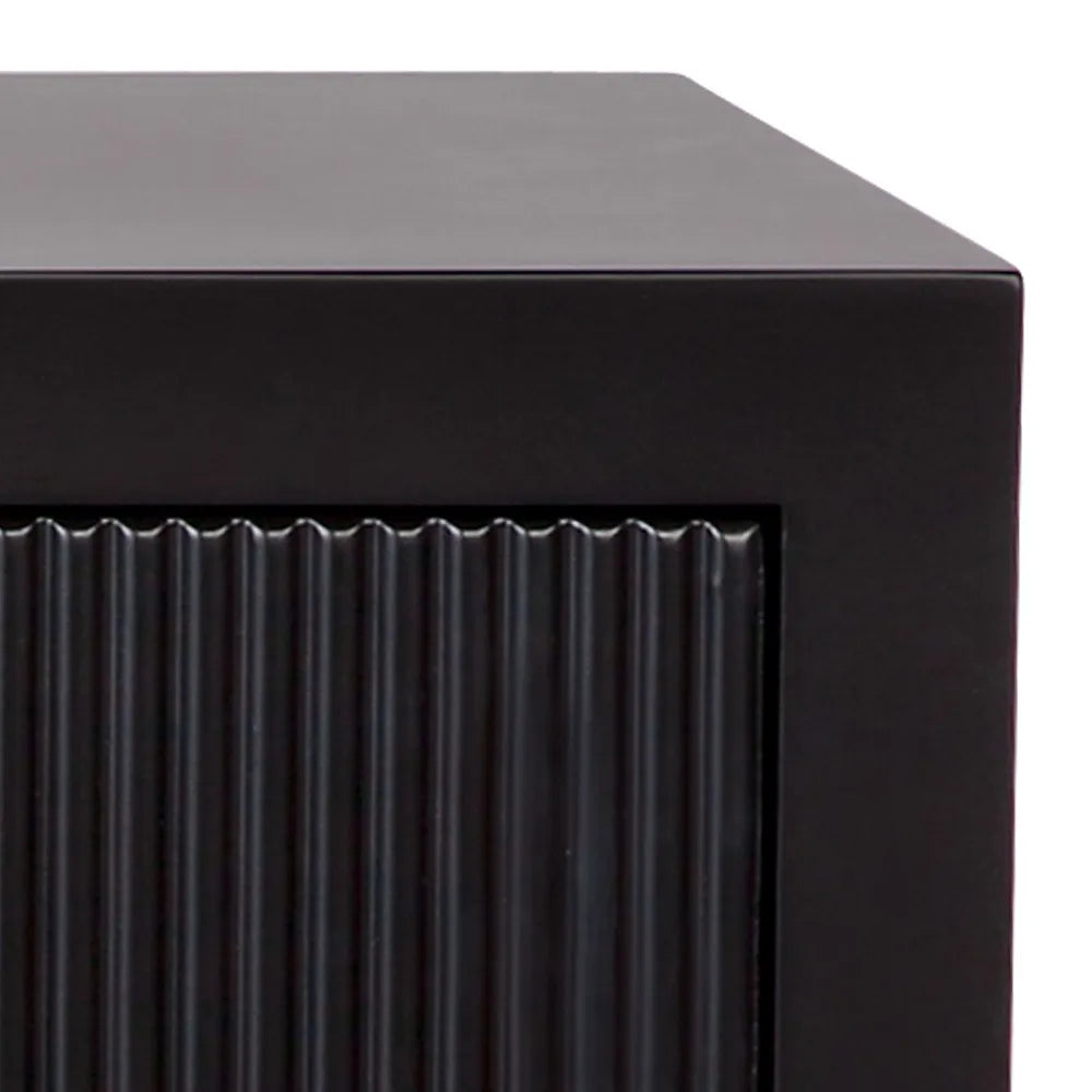 Aspen Large Bedside Table in Black