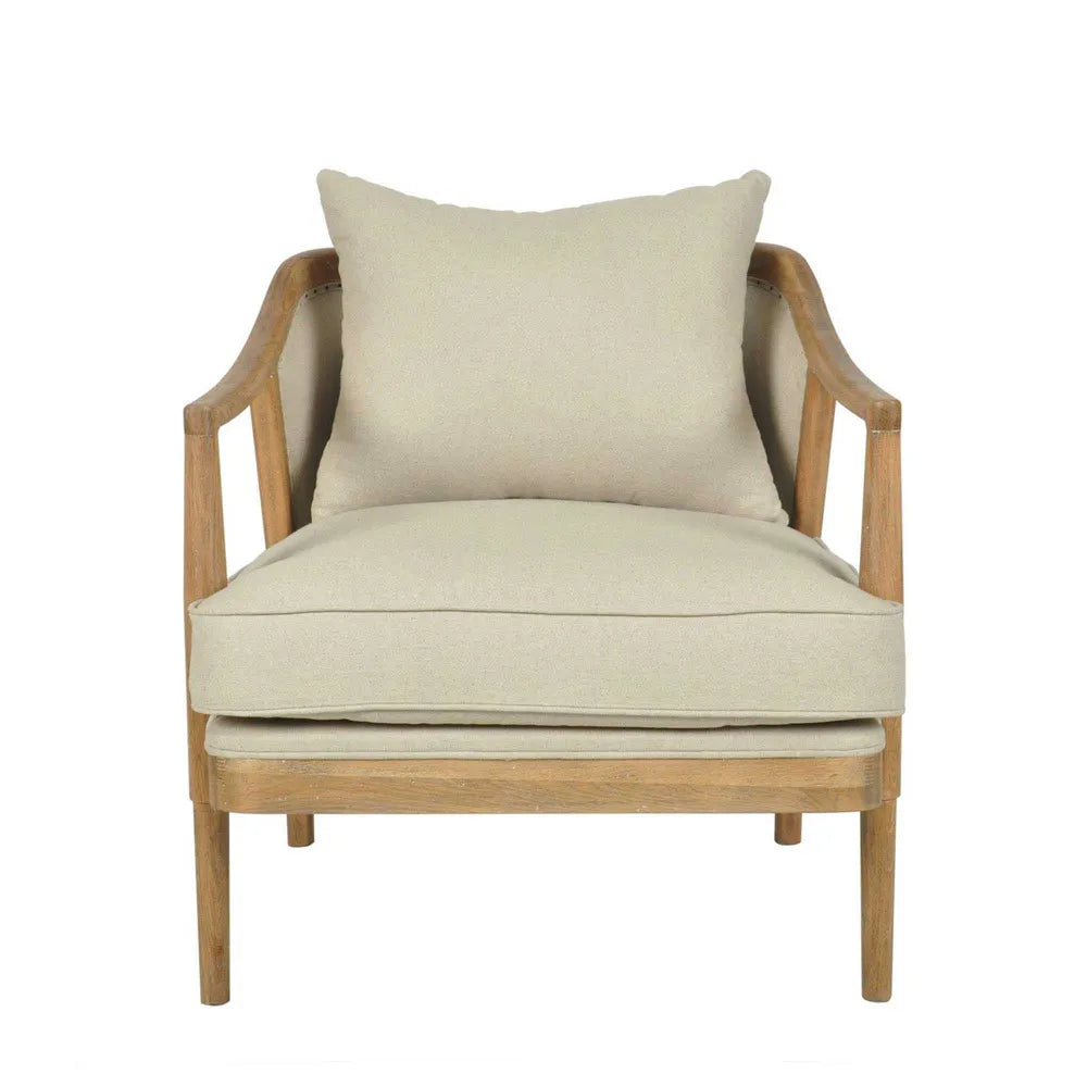 Lakewood Natural Linen Armchair