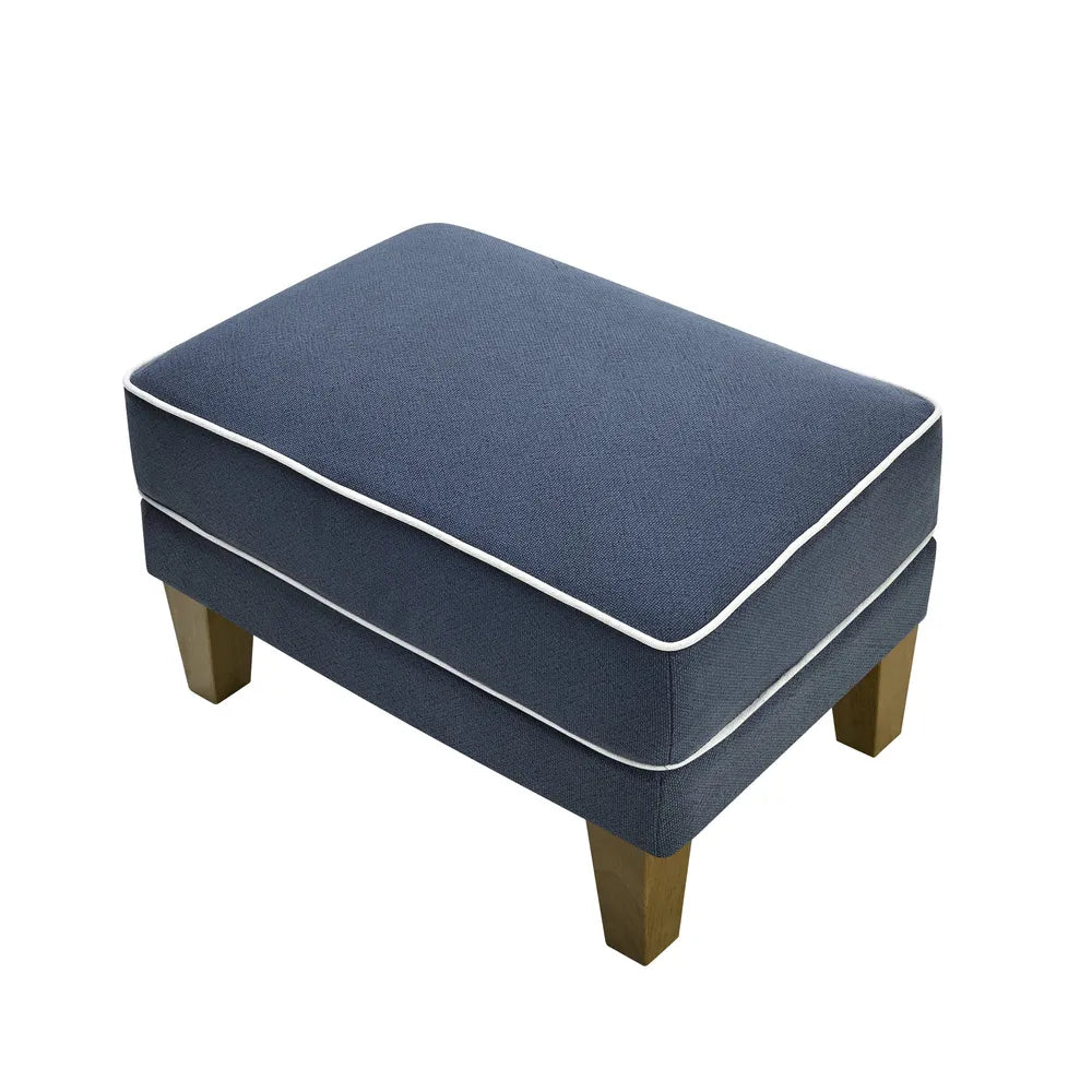 Newport Ottoman in Navy