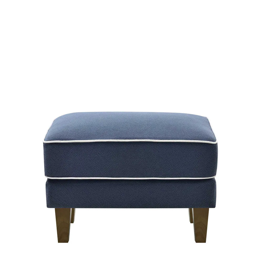 Newport Ottoman in Navy