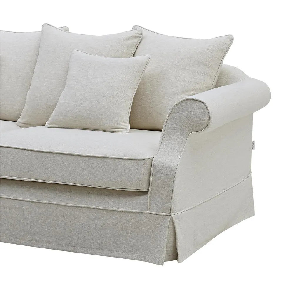 Lexington Three Seater Sofa In Classic Ivory