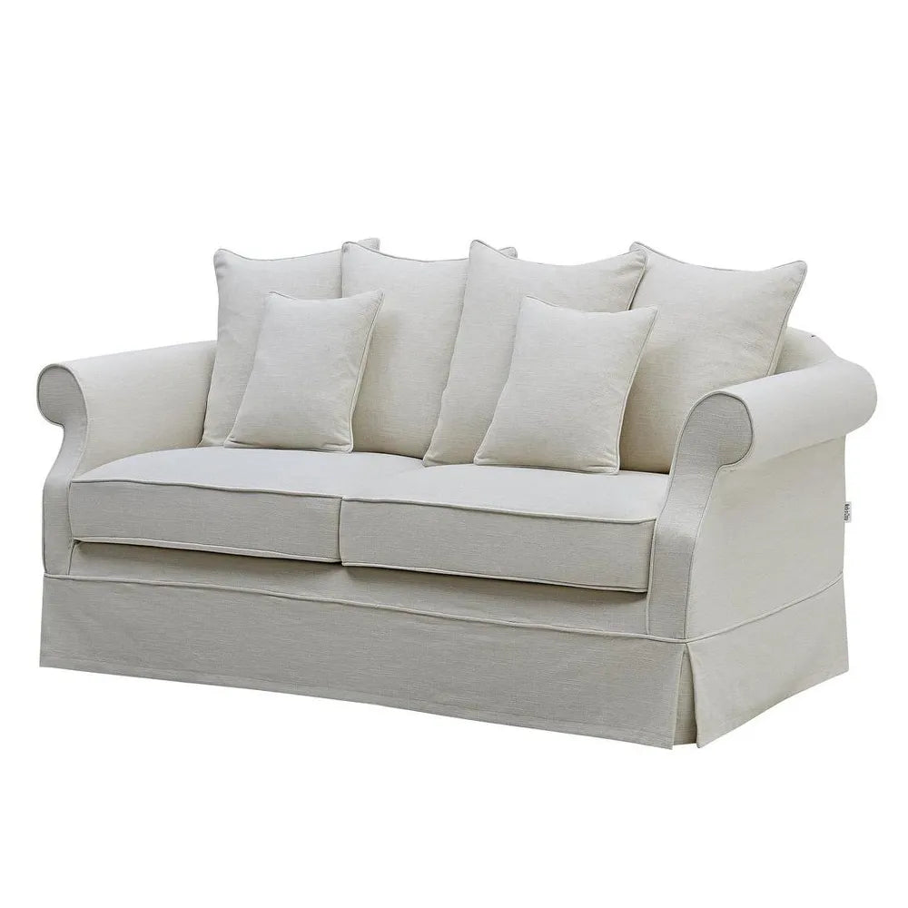 Lexington Three Seater Sofa In Classic Ivory