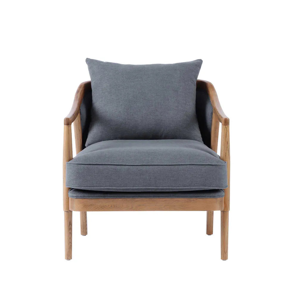 Lakewood Grey Linen Armchair