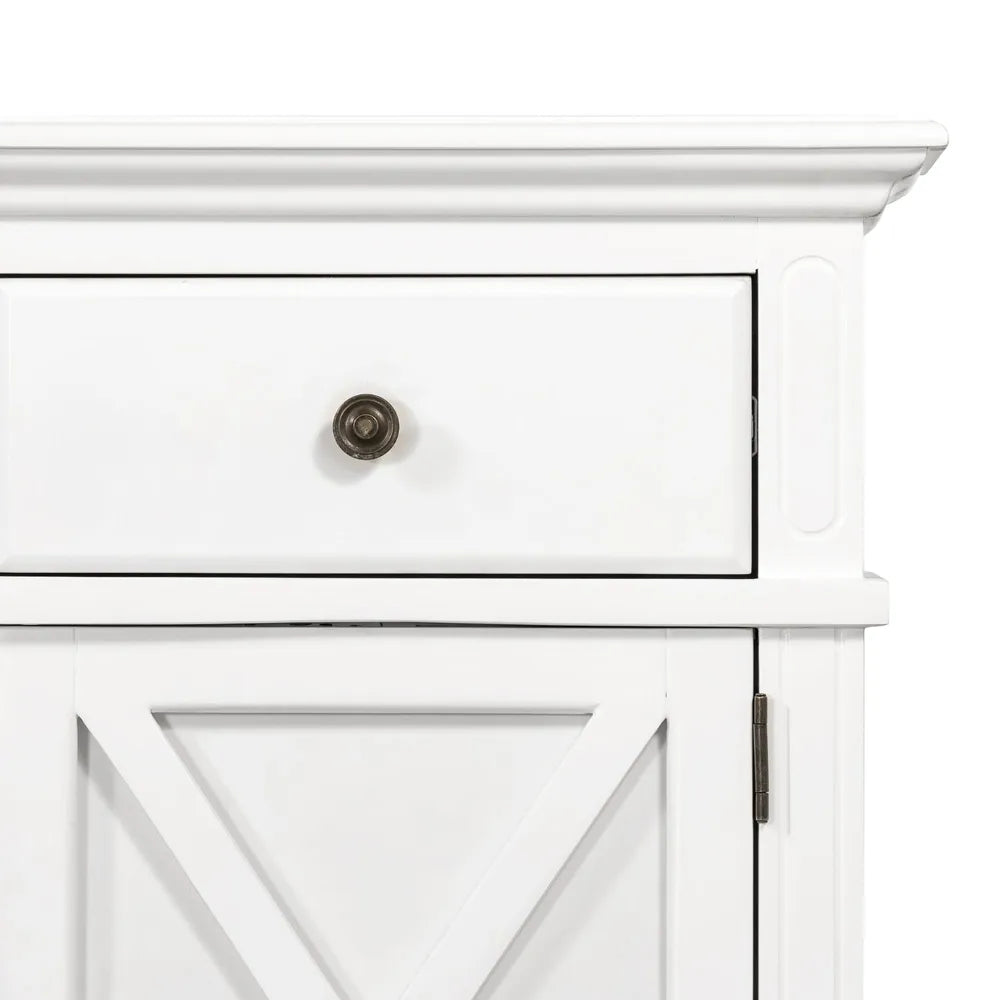 Newport Four Door Buffet In White