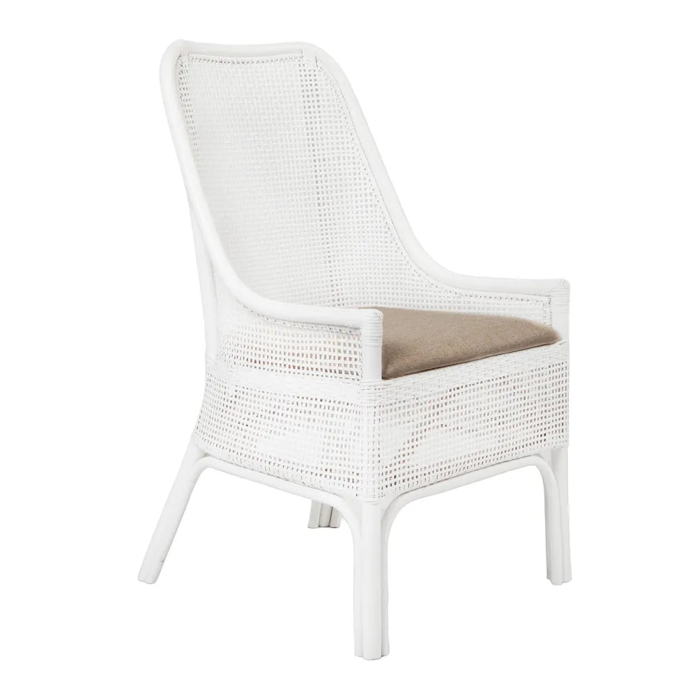 Oliver Dining Chair In White