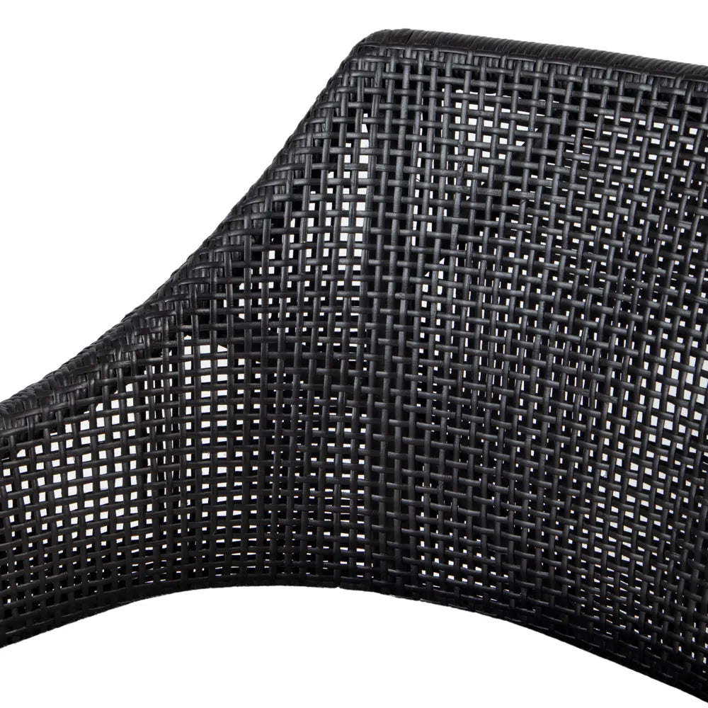 Clifton Rattan Counter Stool in Black