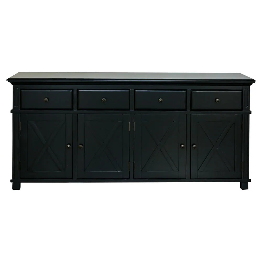 Newport Four Door Buffet In Black