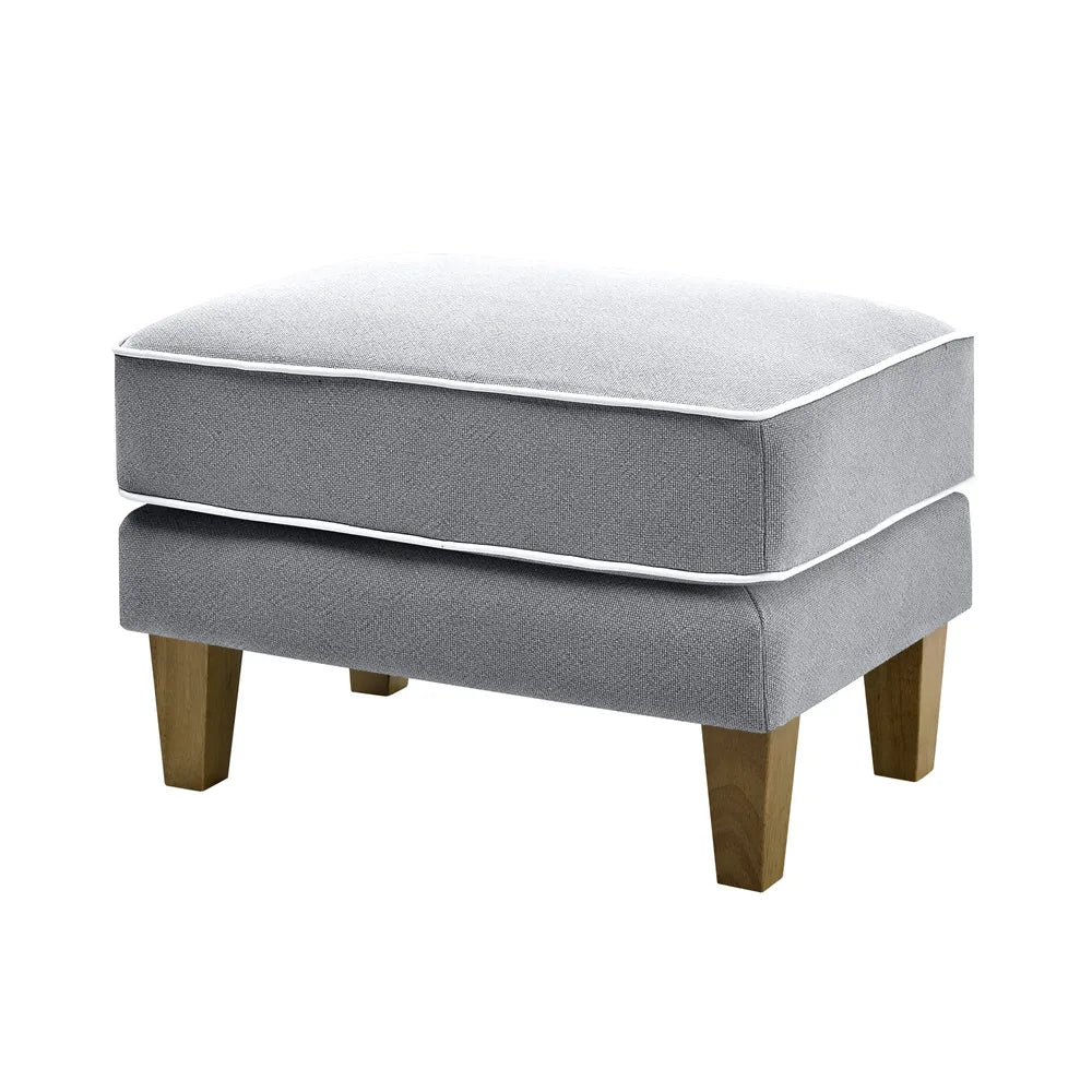 Newport Ottoman in Grey