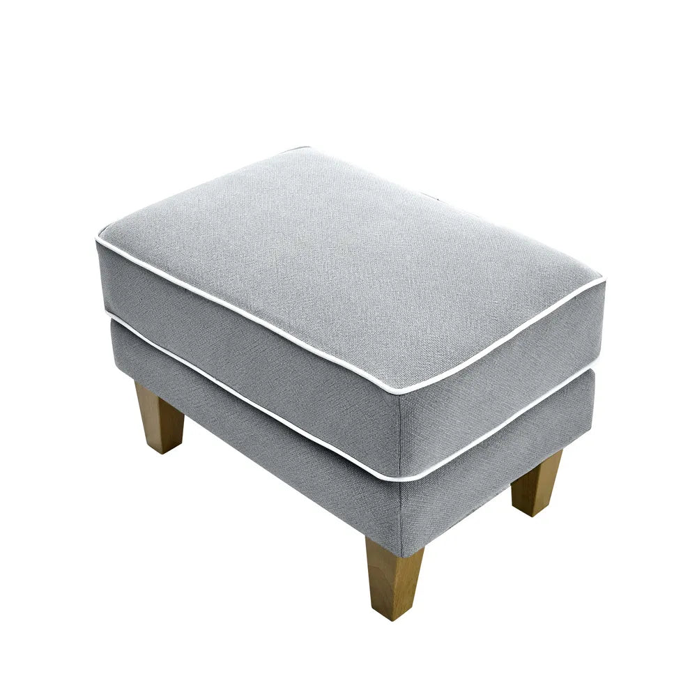Newport Ottoman in Grey