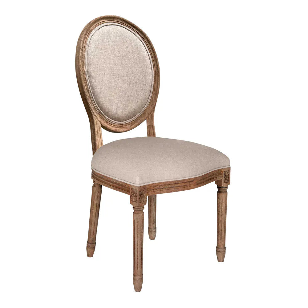 Pair Of Regal Dining Chairs In Natural