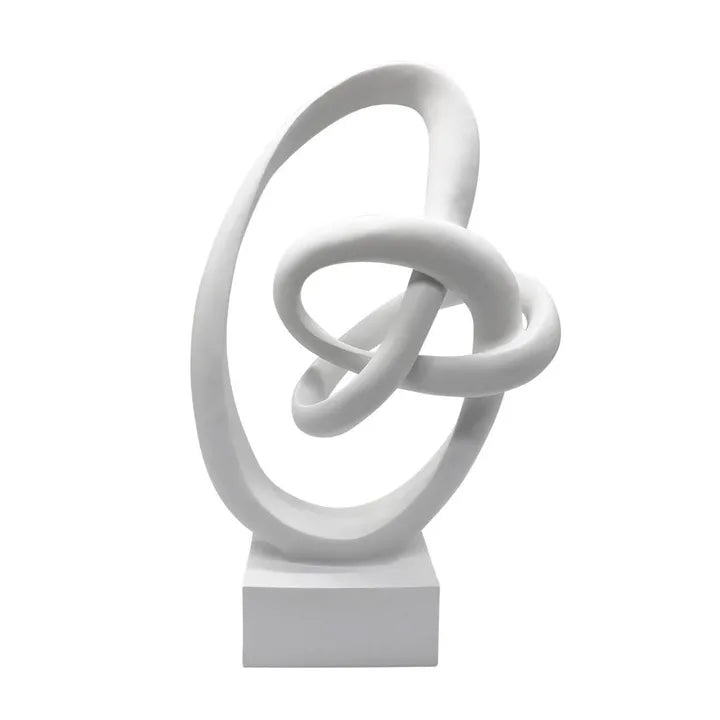 Abstract White Sculpture