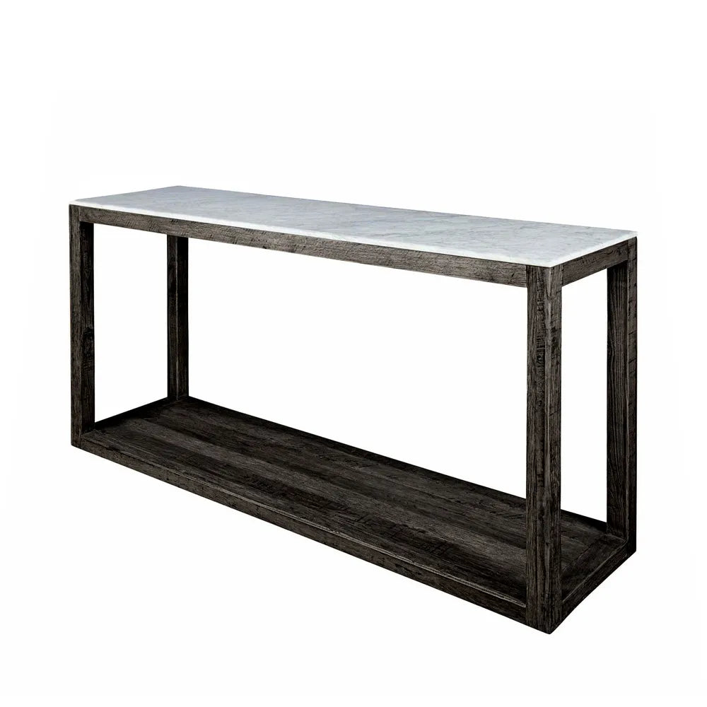 Kensington Marble Console Table in Black