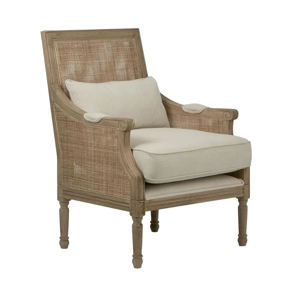 Eastport Cane Armchair in Natural
