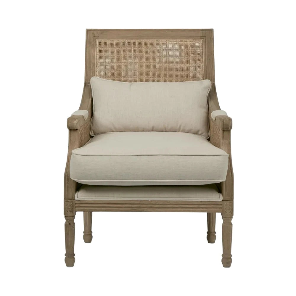 Eastport Cane Armchair in Natural