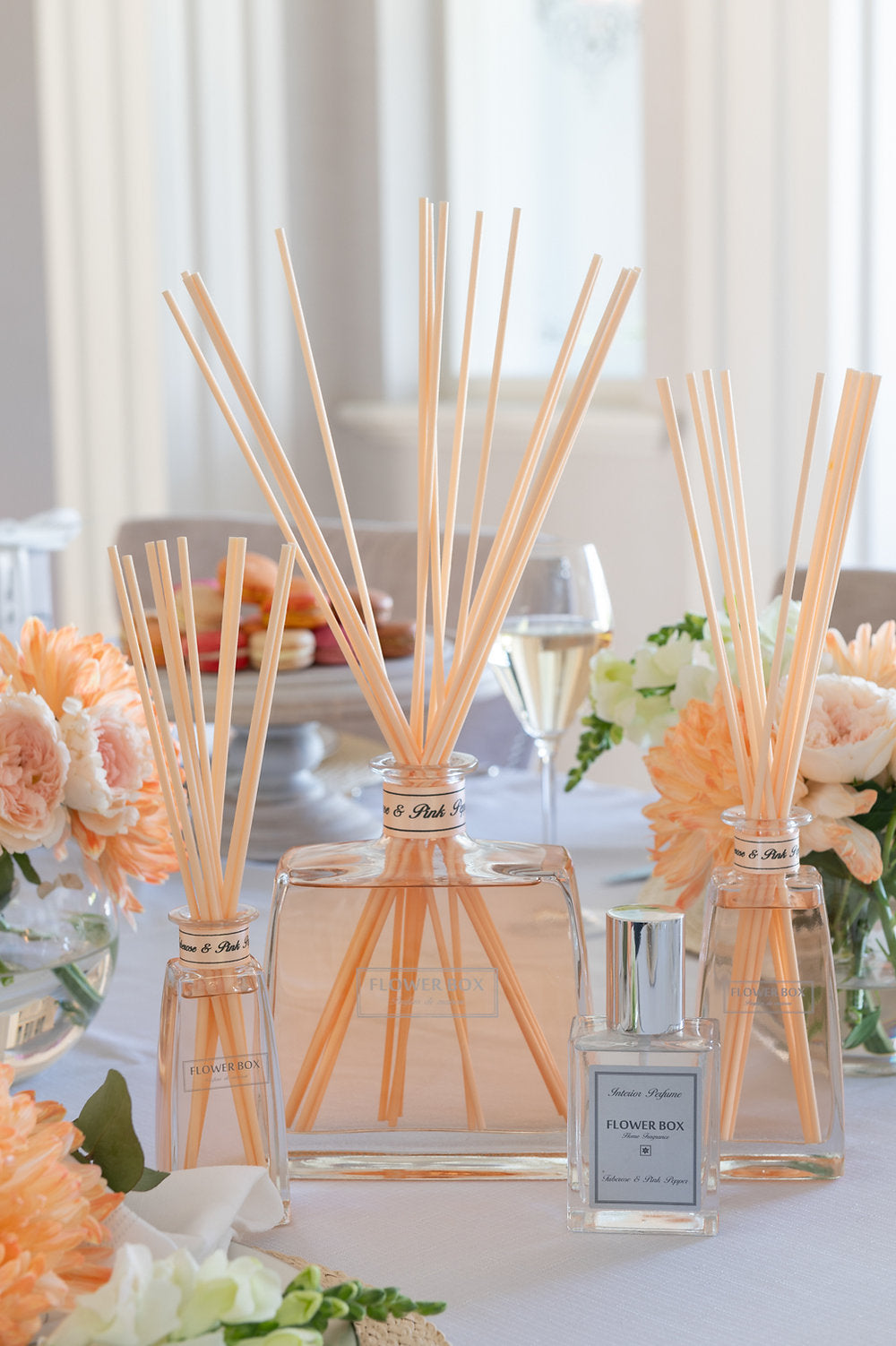 Flower Box Home Fragrance Tuberose & Pink Pepper Limited Release - 100ml Mini Diffuser