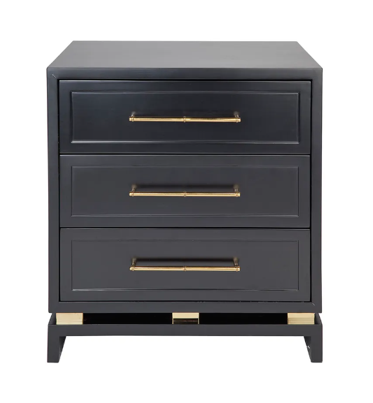 Mason Bedside Table in Black