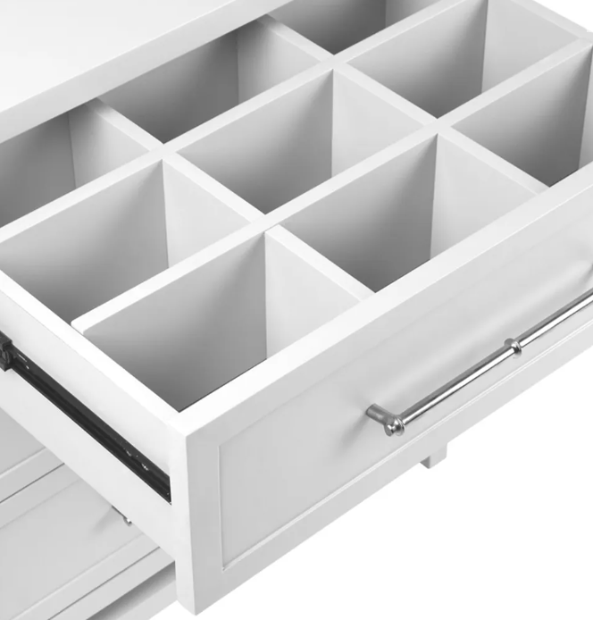 Mason Bedside Table in White