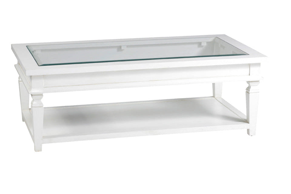 Bayview Rectangular Coffee Table In White