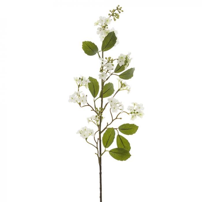 Set of Three Viburnum Spray In White