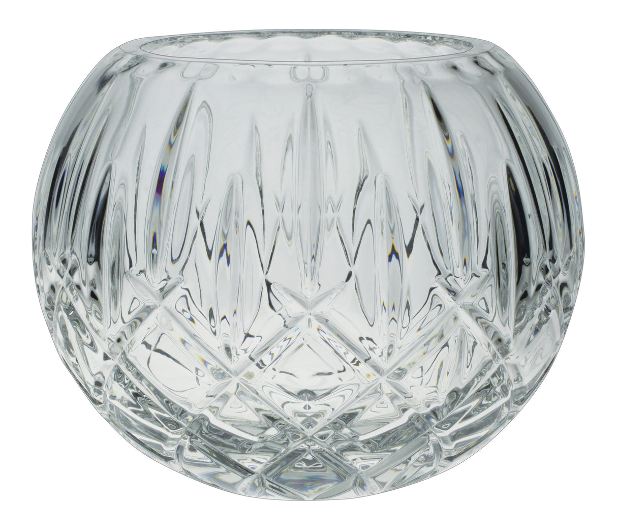 Bohemia Crystal Sheffield Rose Bowl