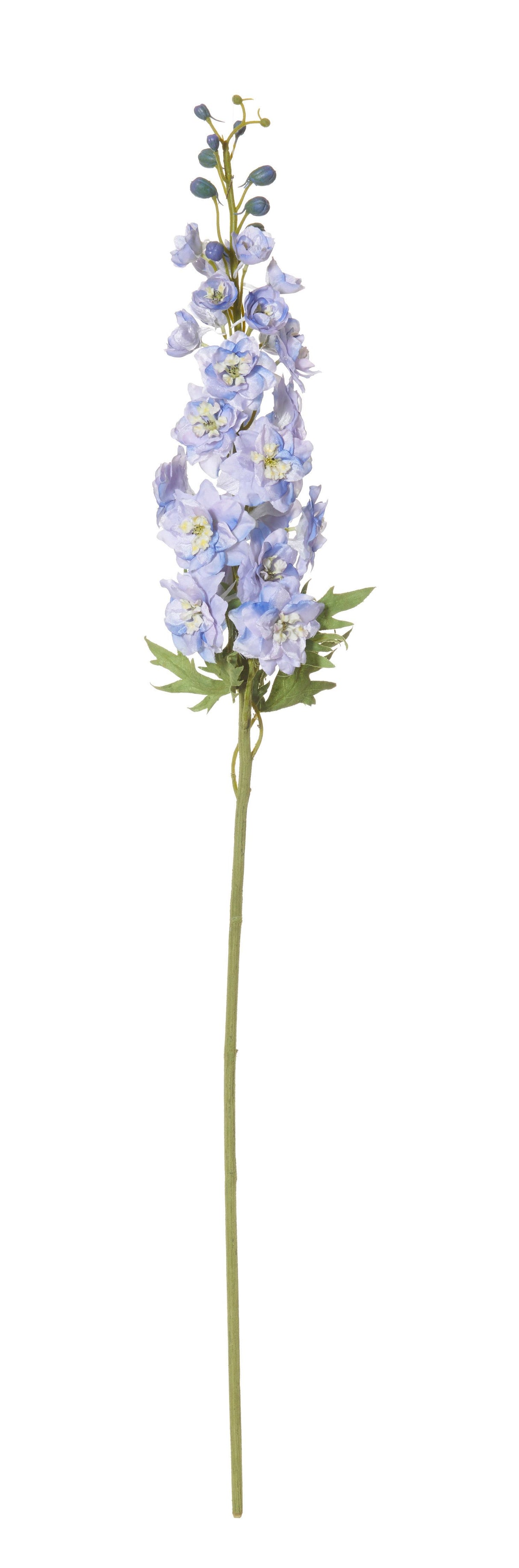 Set of Four Delphinium Stems In Light Blue