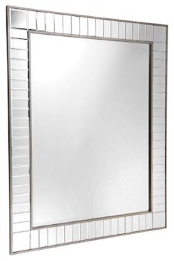 Ex-Display Luxury Hollywood Wall Mirror In Antique Silver