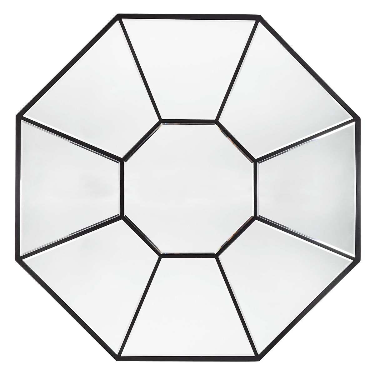 Ex-Display Classic Black Octagonal Mirror