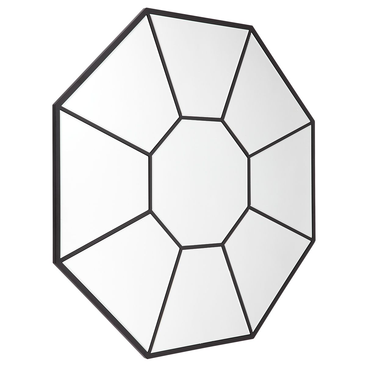 Ex-Display Classic Black Octagonal Mirror
