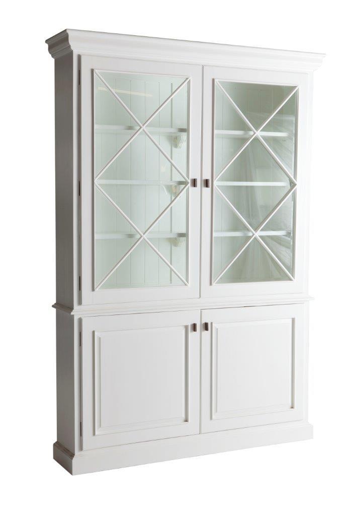 Bayview Display Cabinet In White