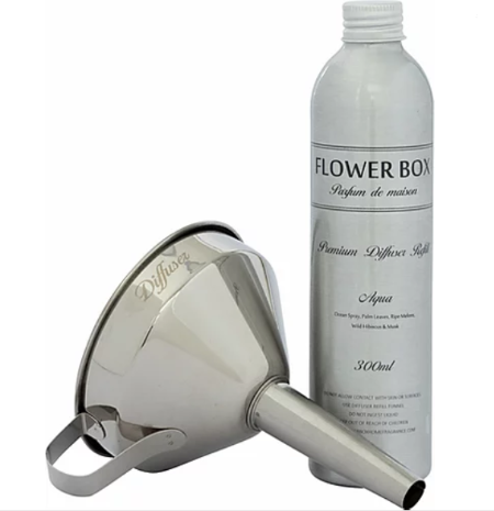 Flower Box Home Fragrance Aqua Diffuser Refill And Funnel