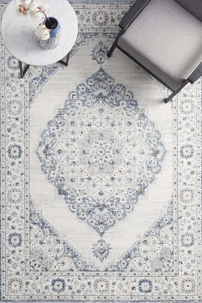 Hamptons Sky Blue Rug - SAVE 30% OFF!