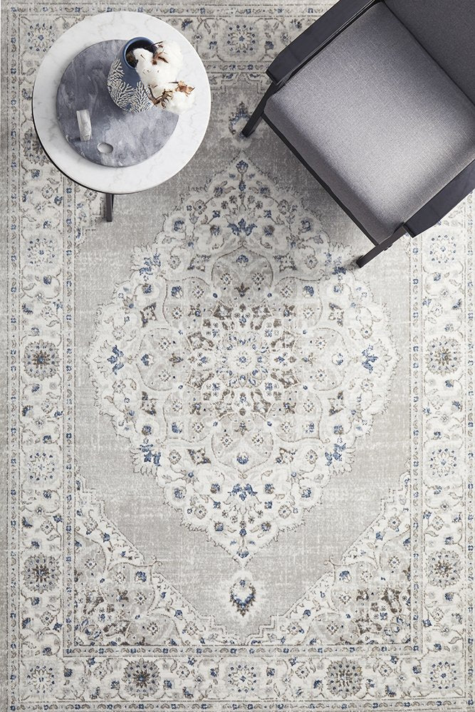Ex-Display Kensington Rug In Silver Grey
