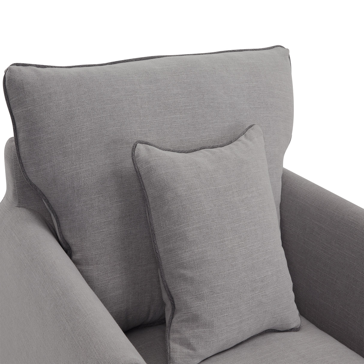 Pale Grey 1.5 Seater Armchair