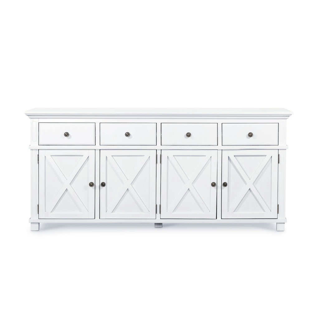 Newport Four Door Buffet In White