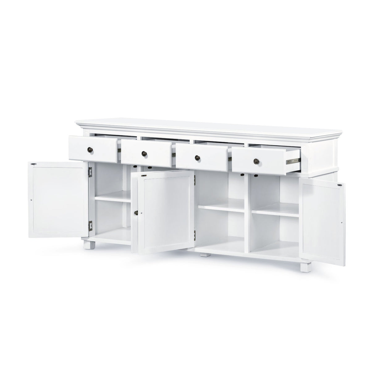 Newport Four Door Buffet In White