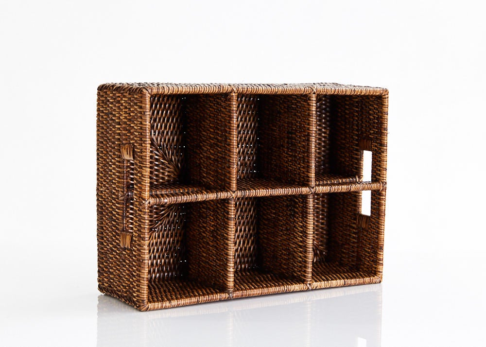 Rectangular Rattan Caddy