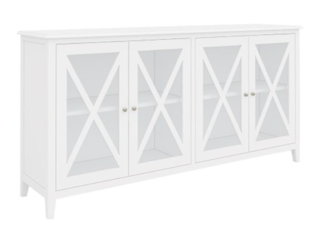 South Hampton Four Door Buffet In White