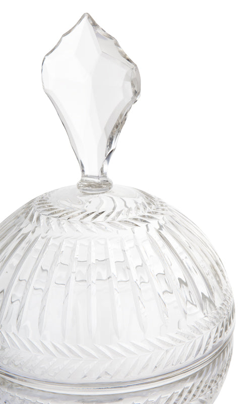 Crystal Cut Lolly Jar