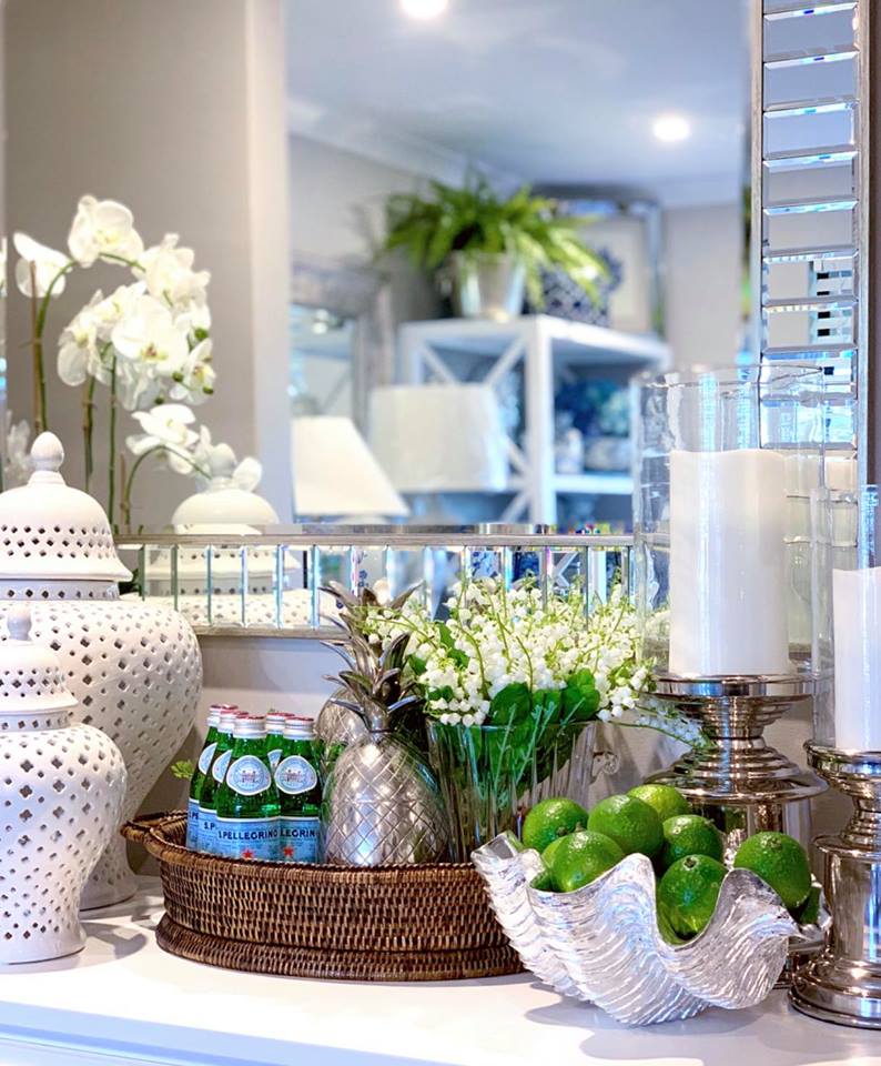 Tall Oval Rattan Tray With Handles