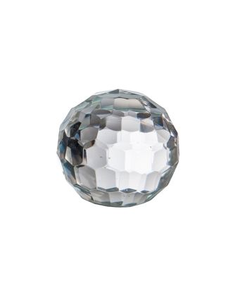Set of Three Honeycomb Glass Cut Spheres